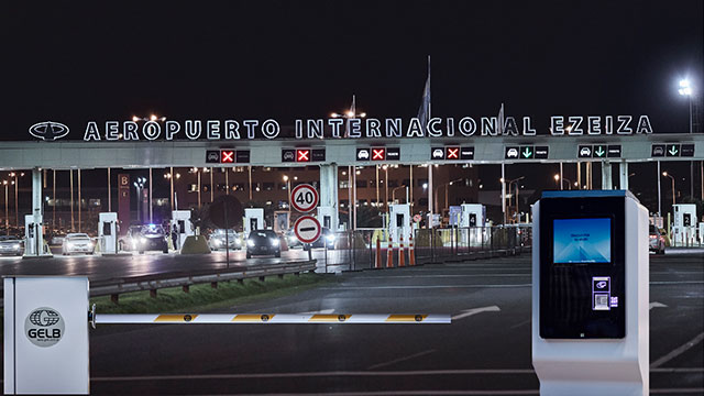 Apriclass-GELB Parking Access Control System at Buenos Aires' Ezeiza International Airport