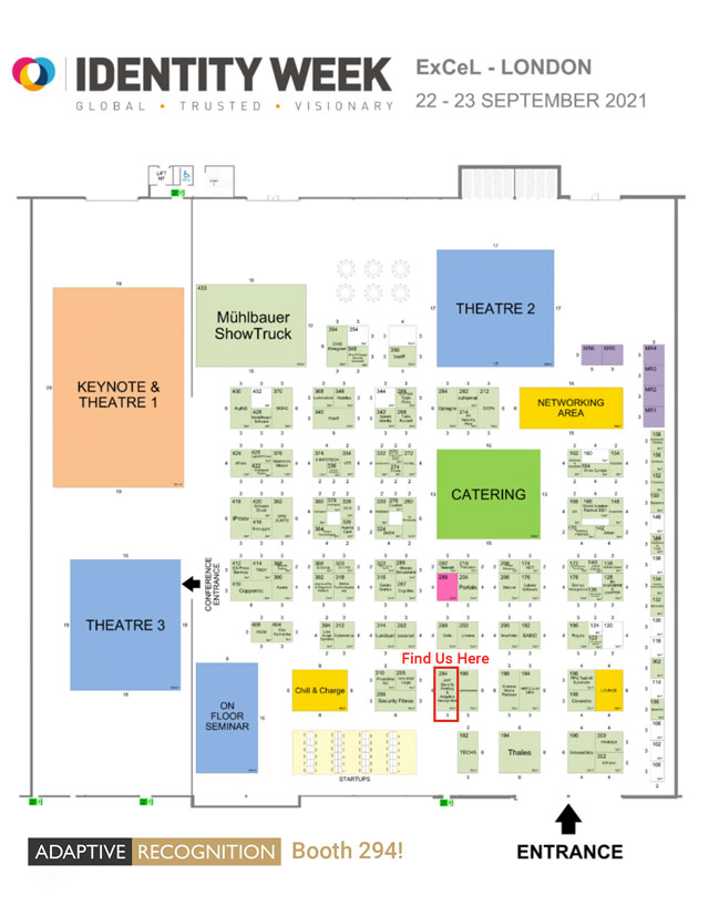 Identity Week 2021 floorplan