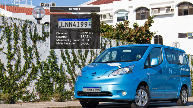 Smart Kerb Management With Brazilian Nissan e-NV200 and ANPR Results