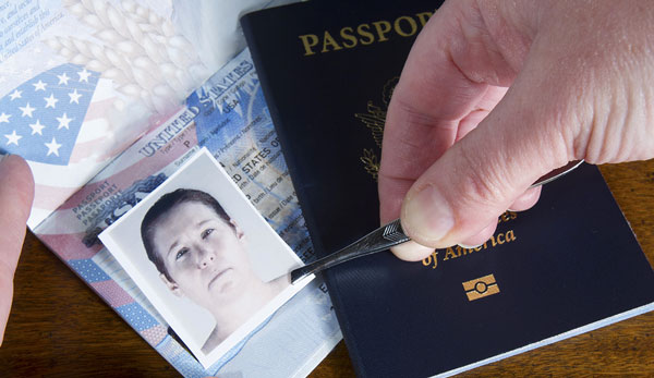 Creating a Fake Passport With New Portrait Photo