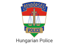 Hungarian Police Logo With Title