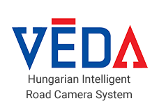 Hungarian Intelligent Road Camera System Logo With Title