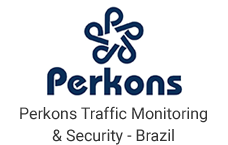 Perkons Traffic Monitoring & Security Logo With Title