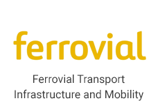 Ferrovial Transport Infrastructure and Mobility Logo With Title