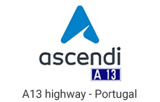 Ascendi A13 Highway Portugal Logo With Title