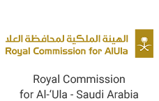 Royal Commission for Al-'Ula Saudi Arabia Logo With Title