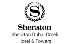 SHeraton Dubai Creek Hotel and Towers Logo With Title