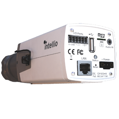 Intellio Visus Box CCTV camera rear view