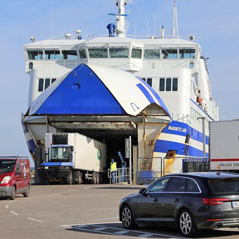 ANPR camera for smartport at Denmark ferry