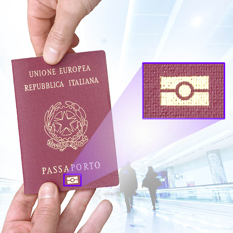 ID security RFID chips travel document