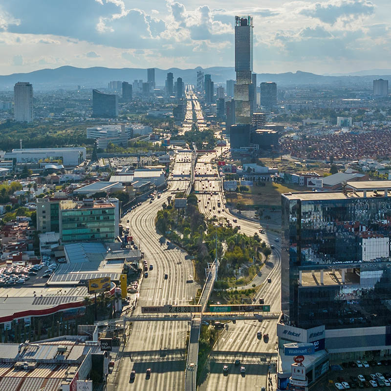 Speed enforcement camera installation enhances road safety in Puebla, Mexico