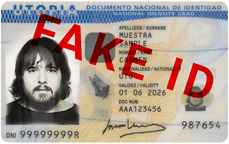 fake id for illustration