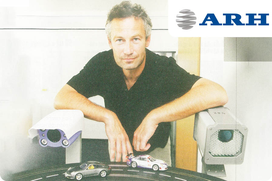 adaptive recognition founder in the 1990s, with 2 cameras and 2 car toys