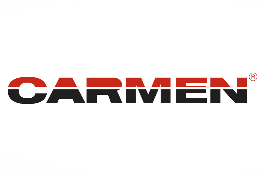 carmen logo red and black