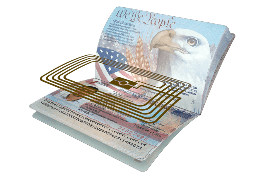 adaptive recognition usa passport sample