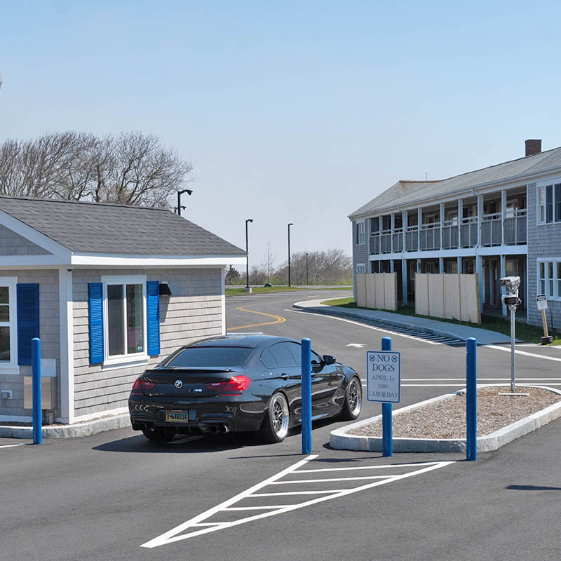 license plate recognition camera at nauset beach massachusetts