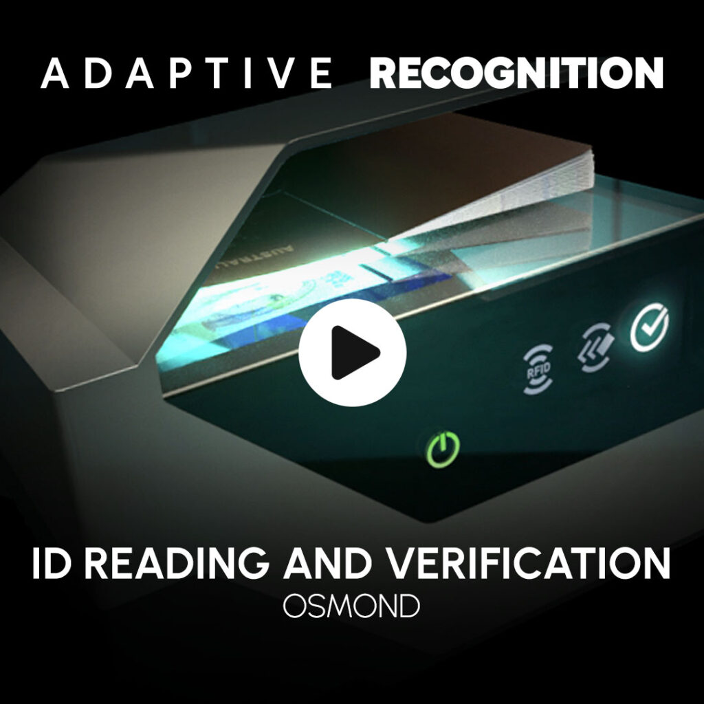 osmond passport reader id reading and verification