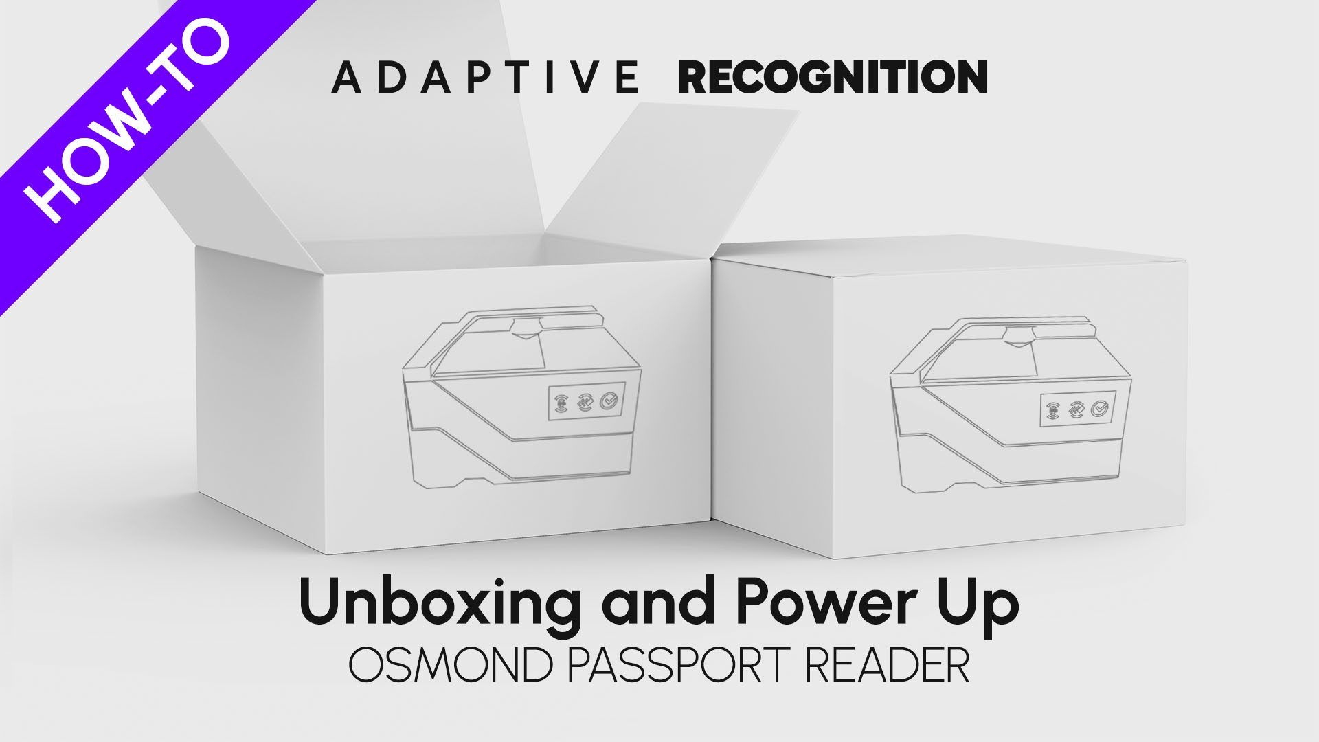 Osmond passport reader install - Unboxing and Power-up