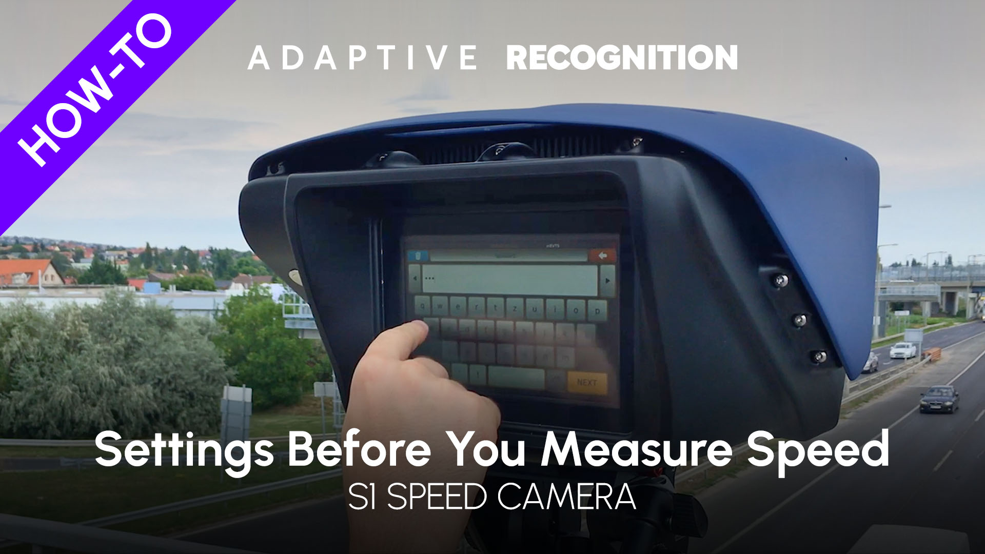 S1 portable speed camera how-to video series - Settings before you measure speed