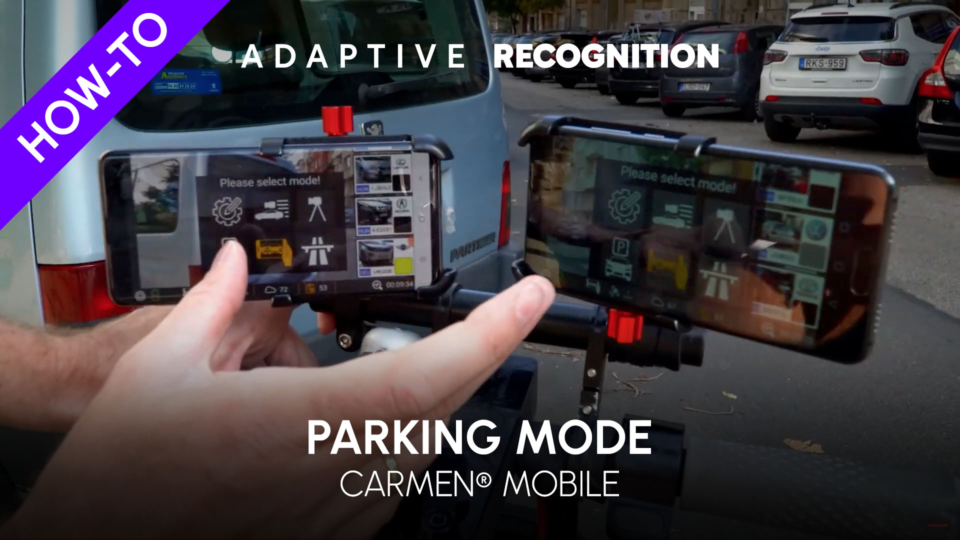 Carmen mobile how-to video series - Parking mode (android app)