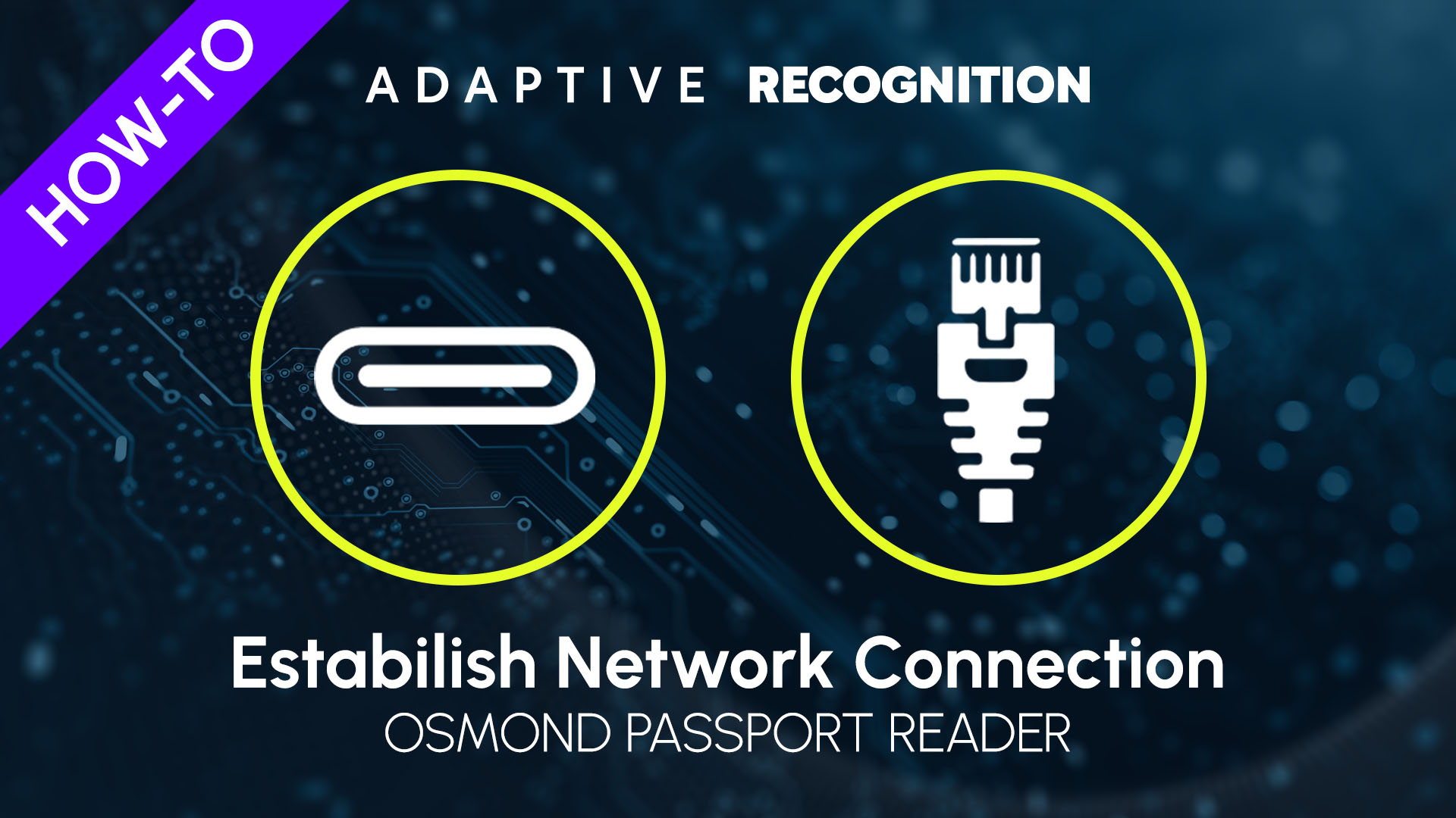 Osmond passport reader install - Establish network connection