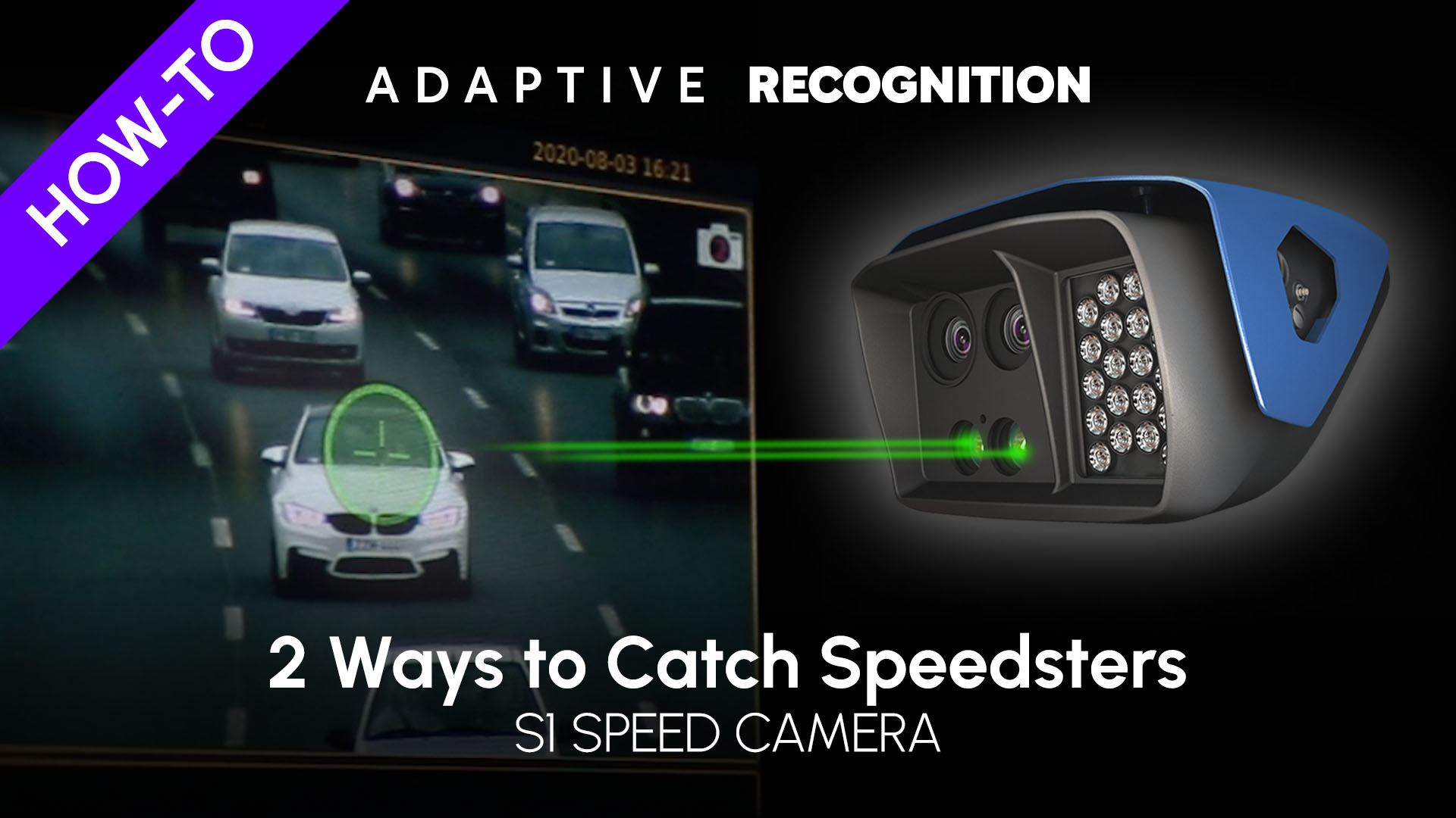 S1 portable speed camera how-to video series - 2 ways to catch speedsters