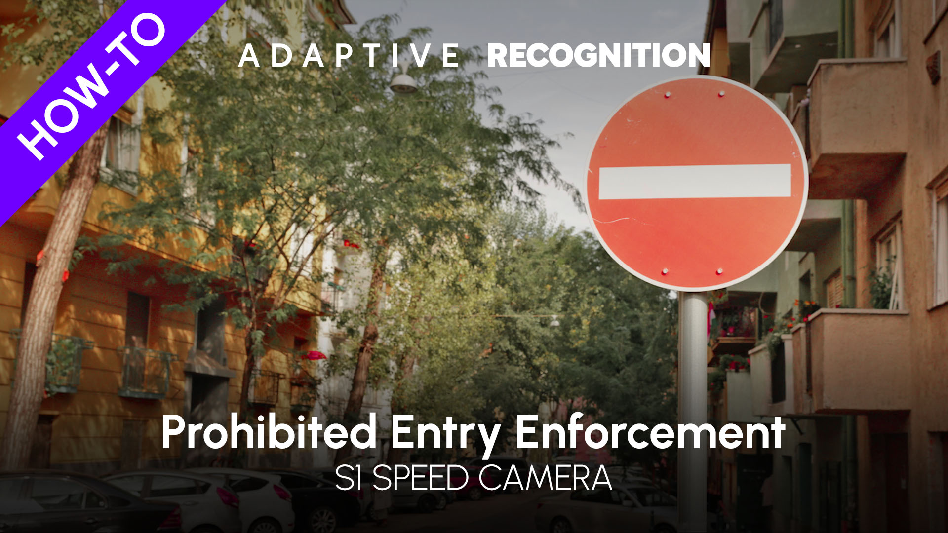 S1 portable speed camera how-to video series - Prohibited entry enforcement