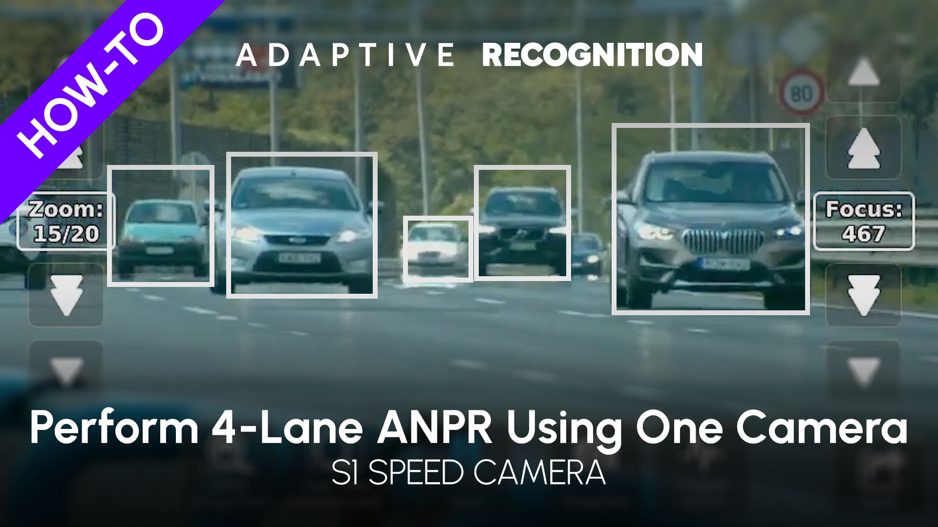 S1 portable speed camera how-to video series - 4-lane ANPR using one camera