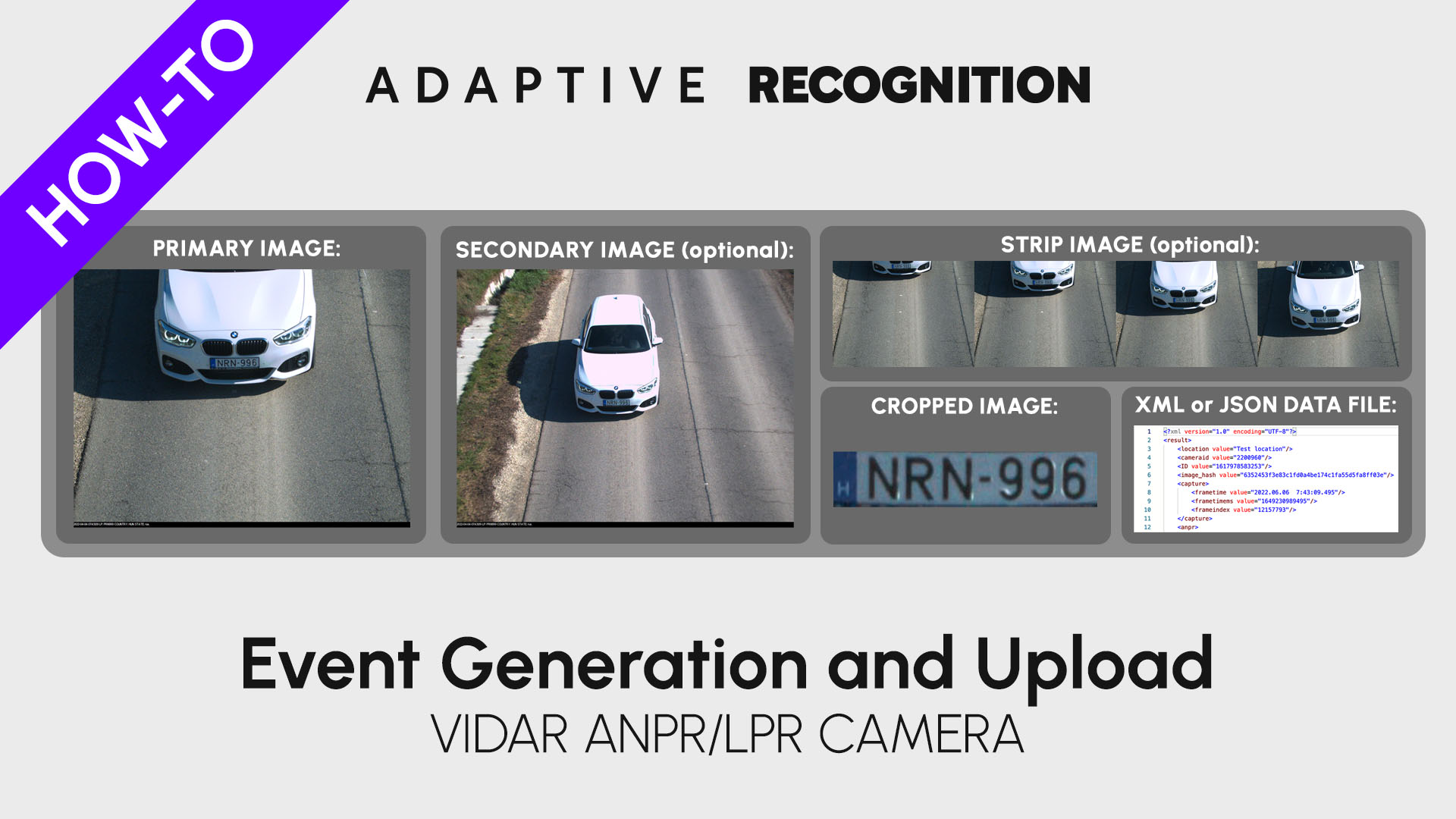 Vidar ANPR/ALPR camera how-to video series - Event generation and upload