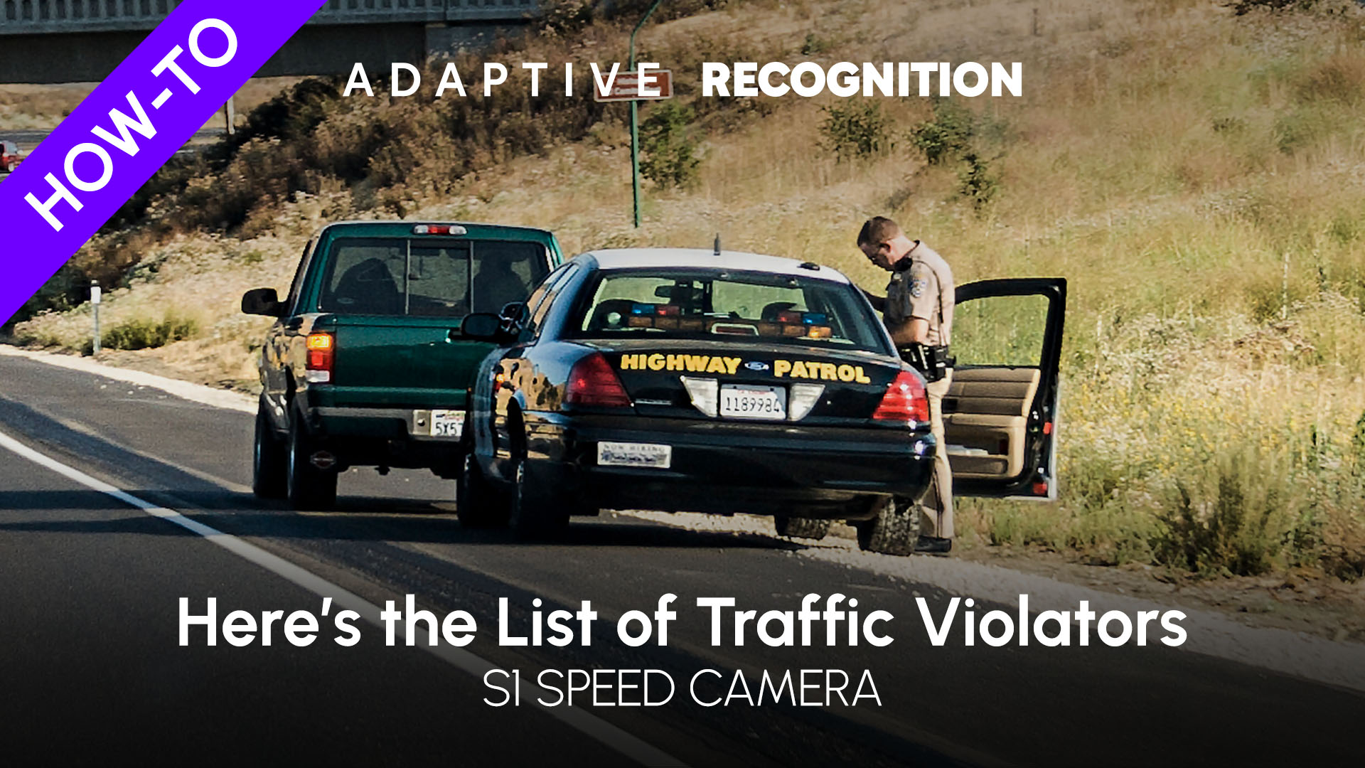 S1 portable speed camera how-to video series - traffic violators