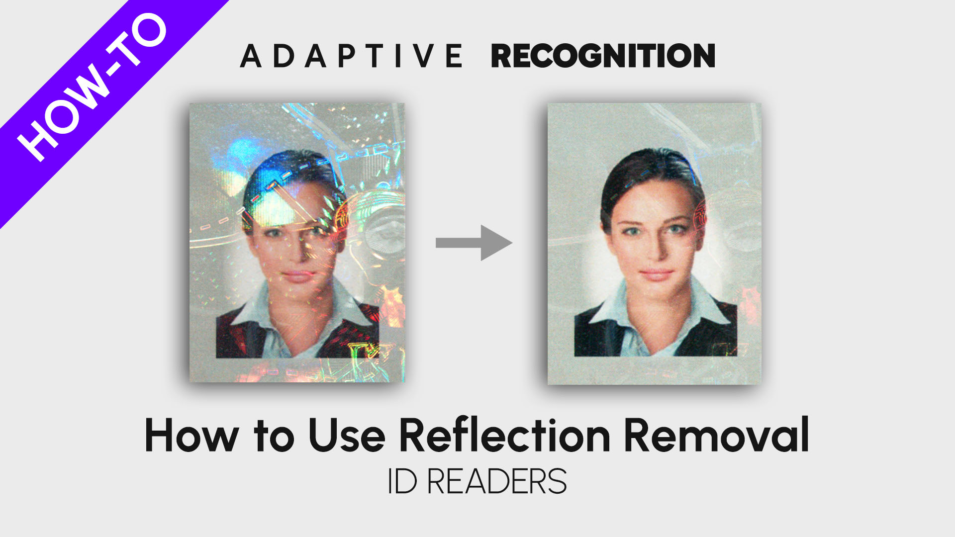 ID & Passport Readers How-to Video Series - How to use reflection removal