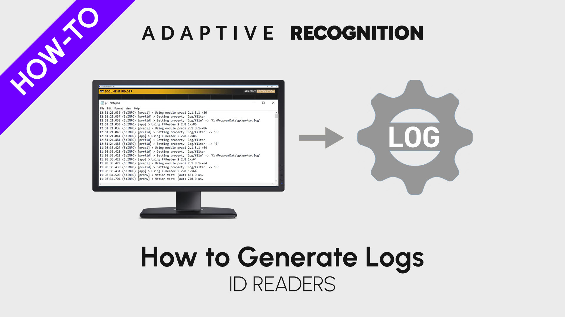 ID & Passport Readers How-to Video Series - How to generate logs