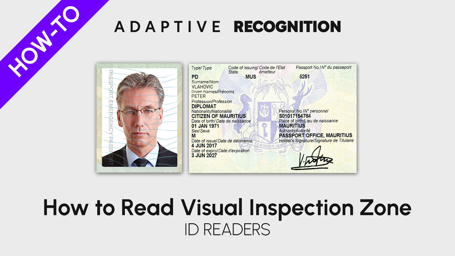 ID & Passport Readers How-to Video Series - How to read VIZ (Visual inspection zone)