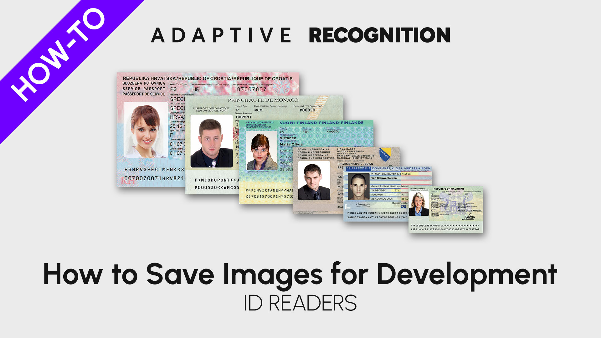 ID & Passport Readers How-to Video Series - How to save images for development