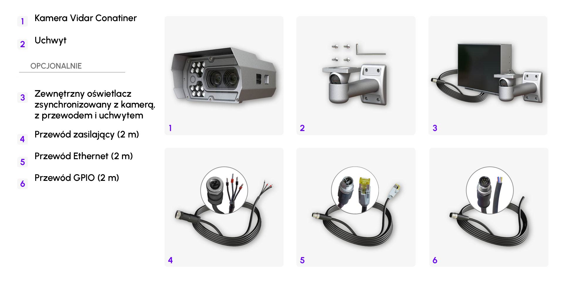 vidar container code recognition camera - what's in the box image