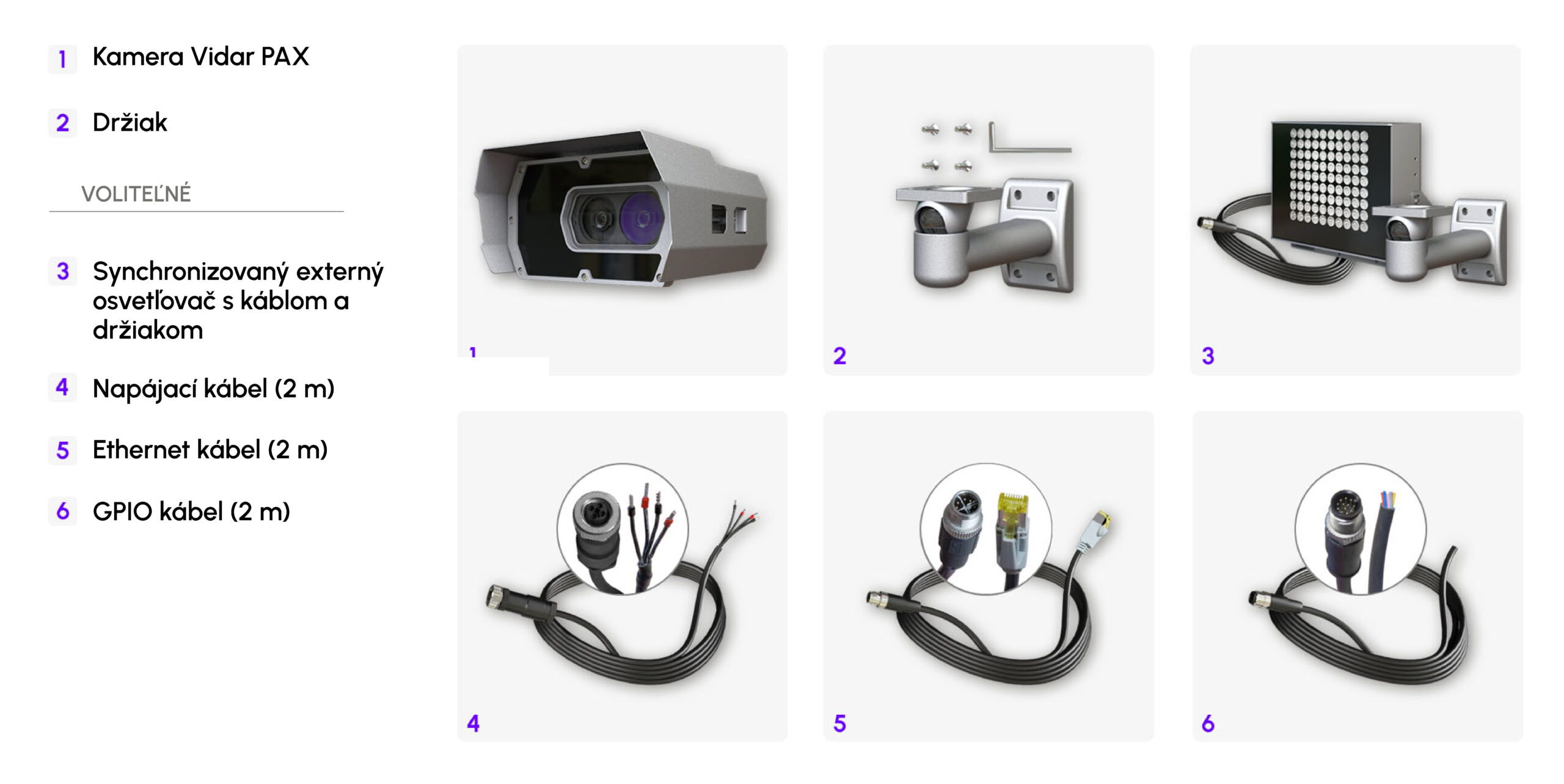 vidar pax passenger counting camera - what's in the box image