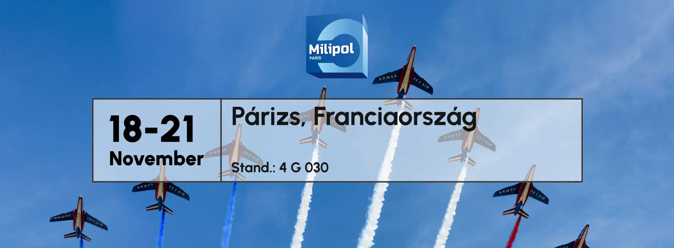 MILIPOL Paris Event 2025 hero image