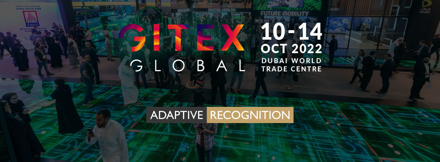 GITEX Global expo Dubai 2022 adaptive recognition hero